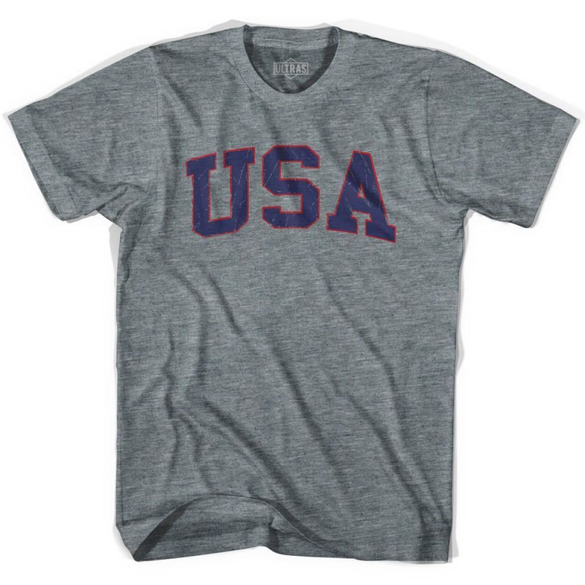 Image of Ultras USA Bold Soccer T-shirt - Athletic Grey