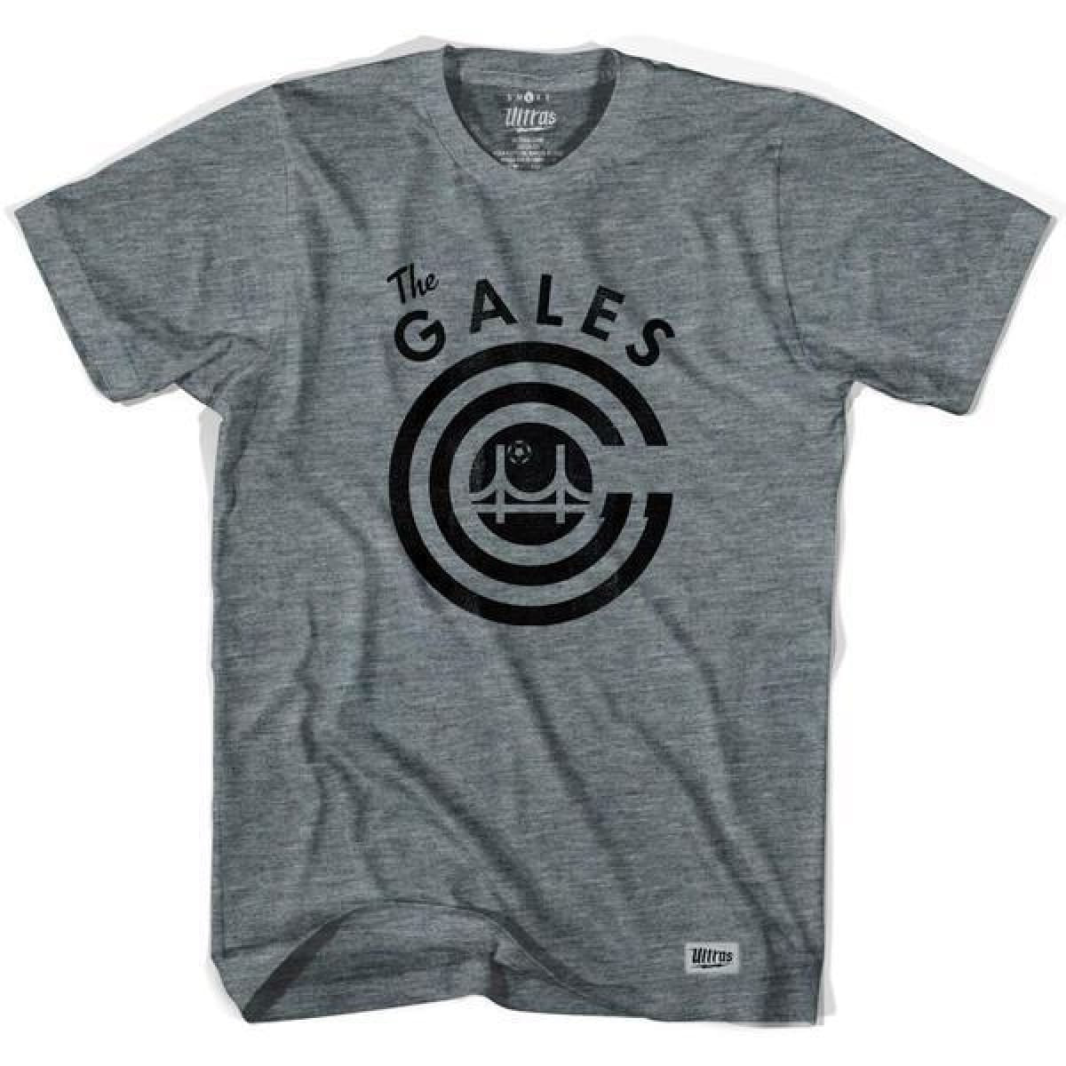Image of San Francisco The Gales Soccer T-shirt-Adult - Athletic Grey