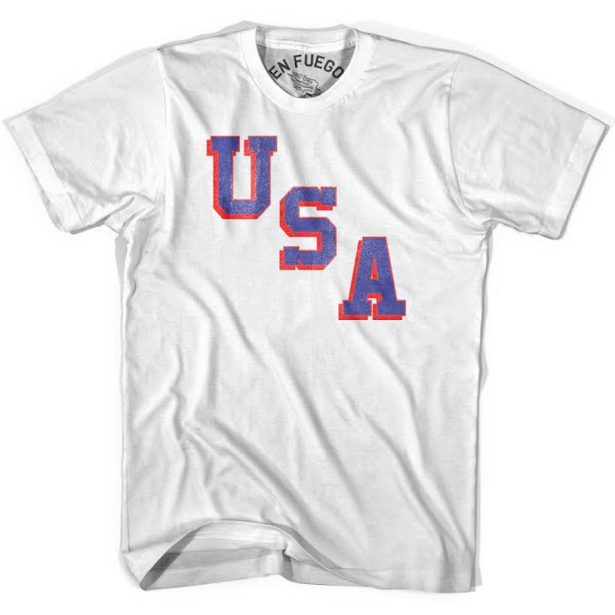 Image of USA Miracle T-shirt, Cotton White - White