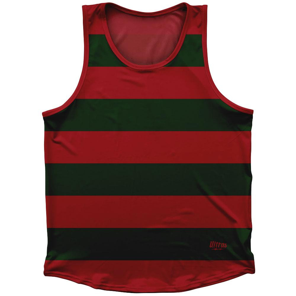 Image of Elm Street Sport Tank Top Made In USA - Red Green