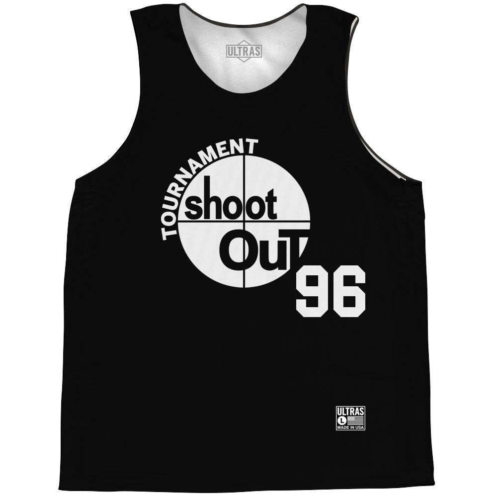 Image of Birdie 96 Shootout Tournament Basketball Practice Singlet Jersey - Black