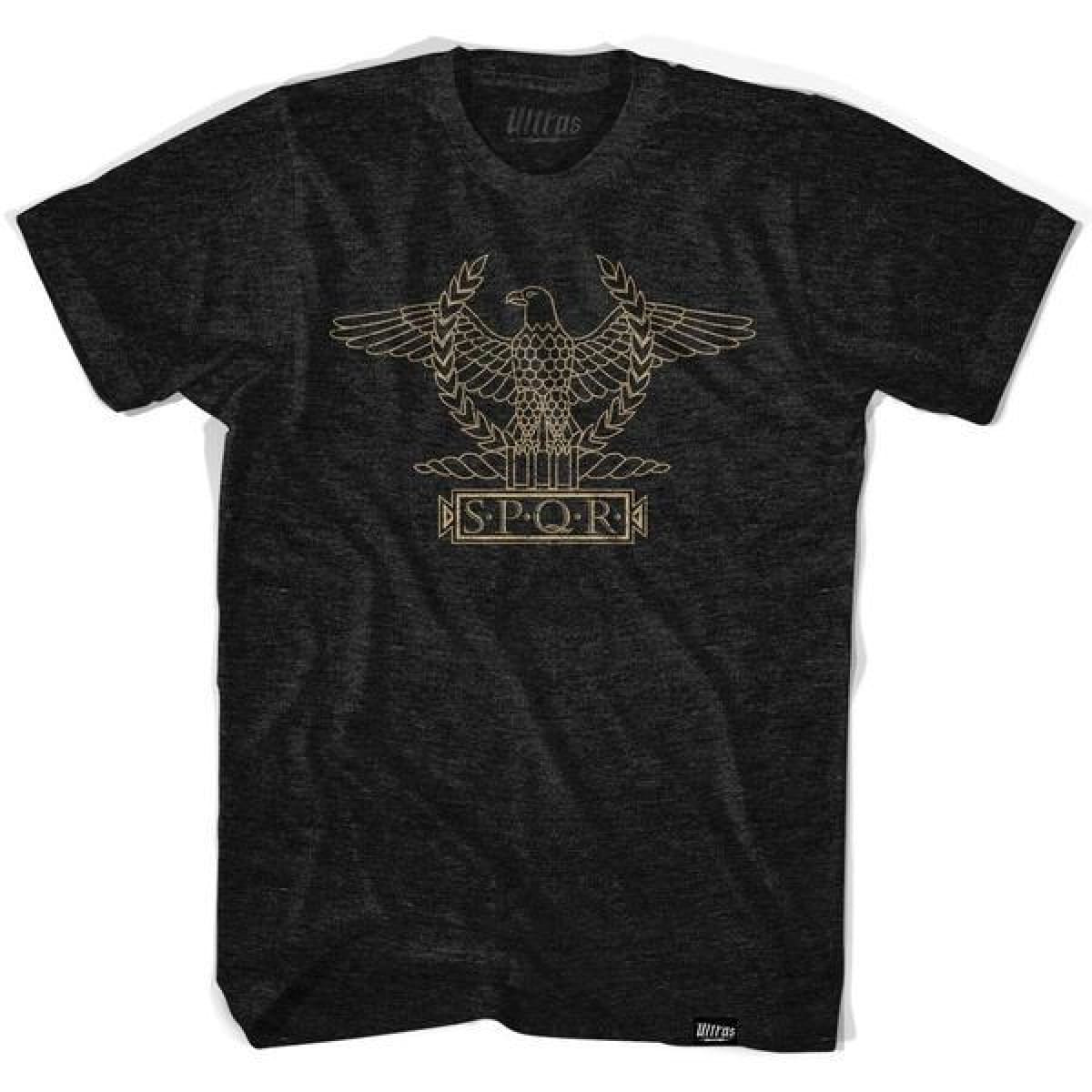 Image of Rome Eagle SPQG T-shirt - Tri - Black