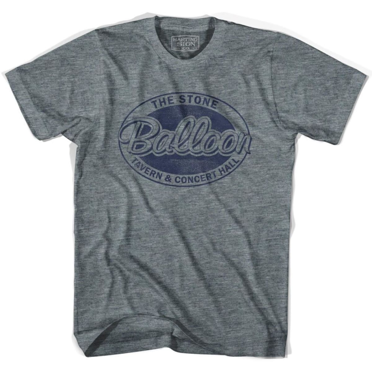 Image of Stone Balloon Mug Night T-shirt - Athletic Grey