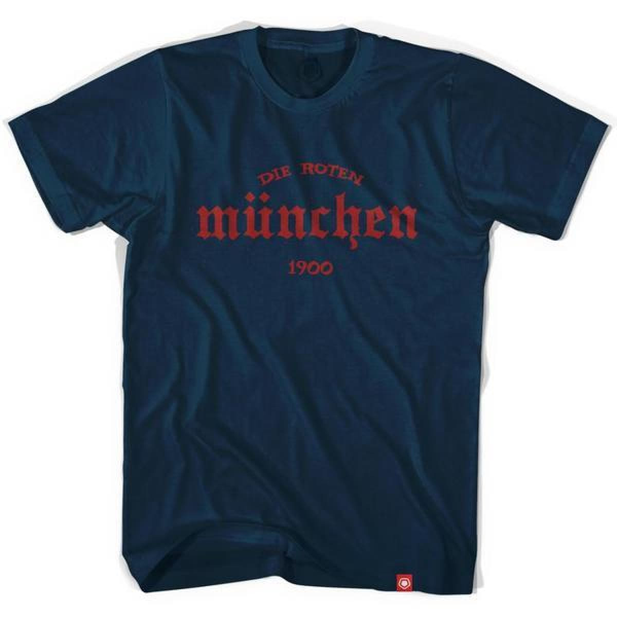 Image of Munich Die Roten Soccer T-shirt - Navy