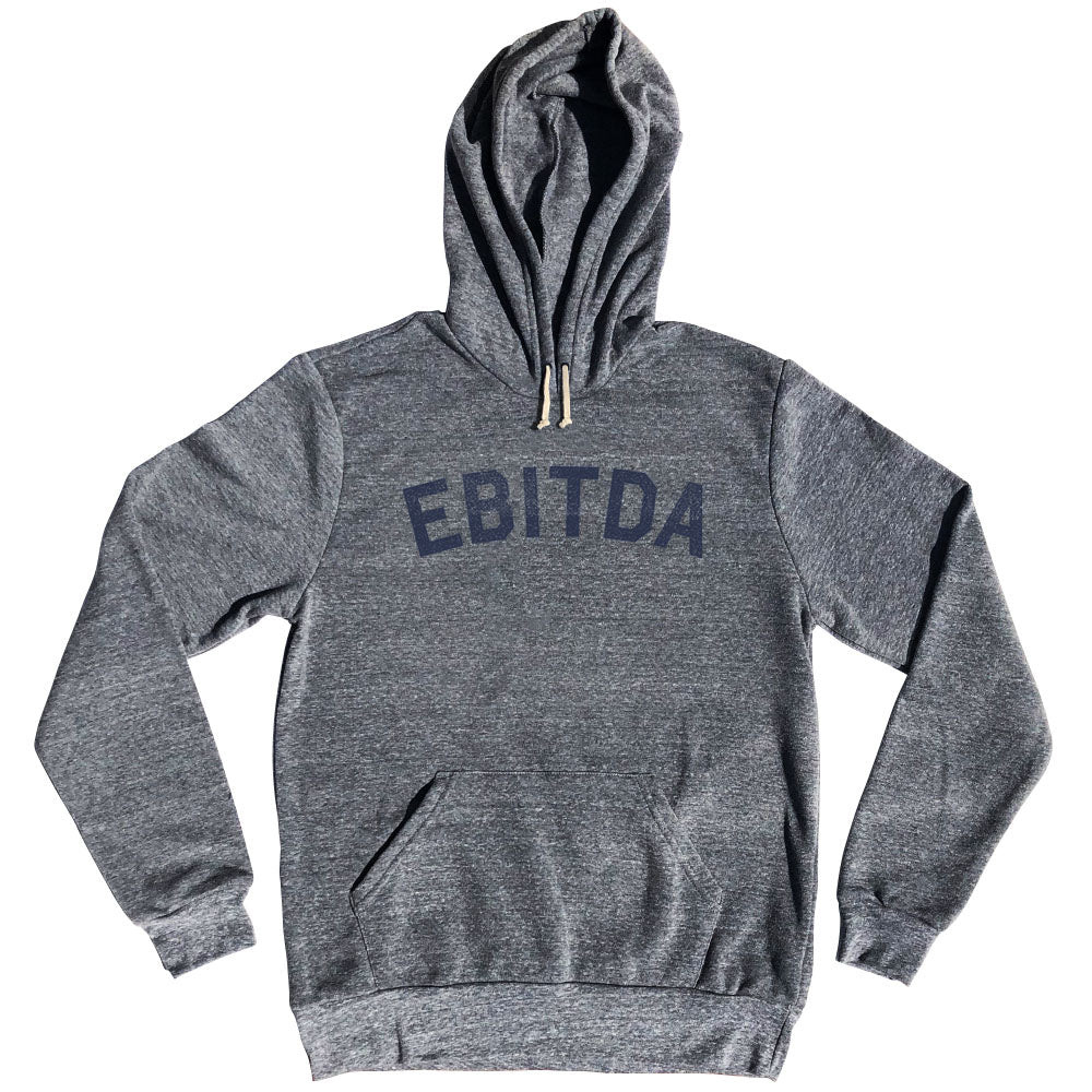 Image of Ebitda Tri-Blend Hoodie - Athletic Grey