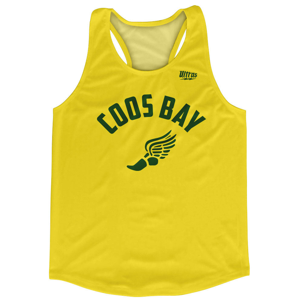 Image of Coos Bay Running Track Tops Made In USA - Varsity Yellow