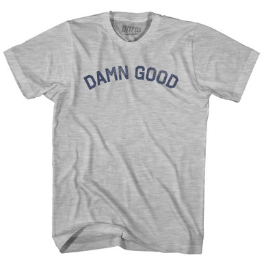 Damn Good Youth Cotton T-shirt - Grey Heather