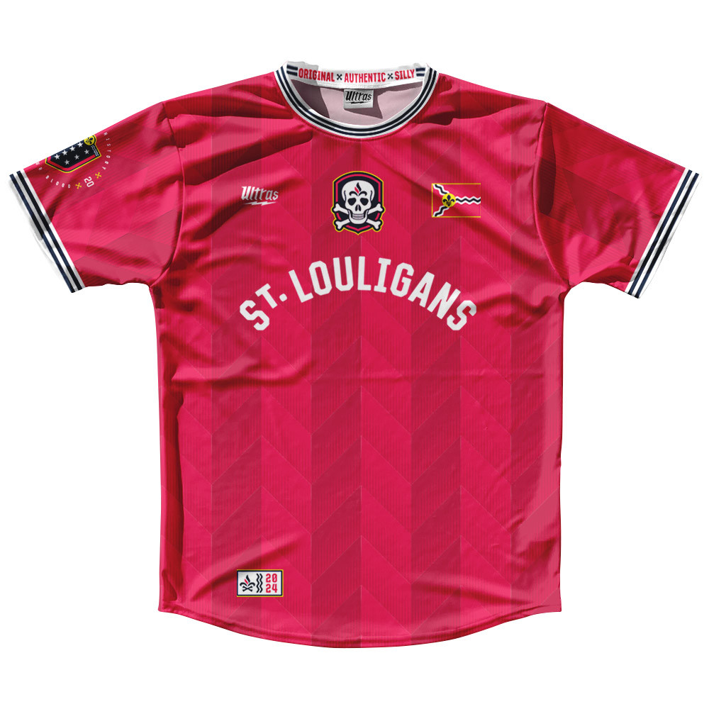 Image of St. Louligans 2024 Soccer Jersey Made In USA - Red