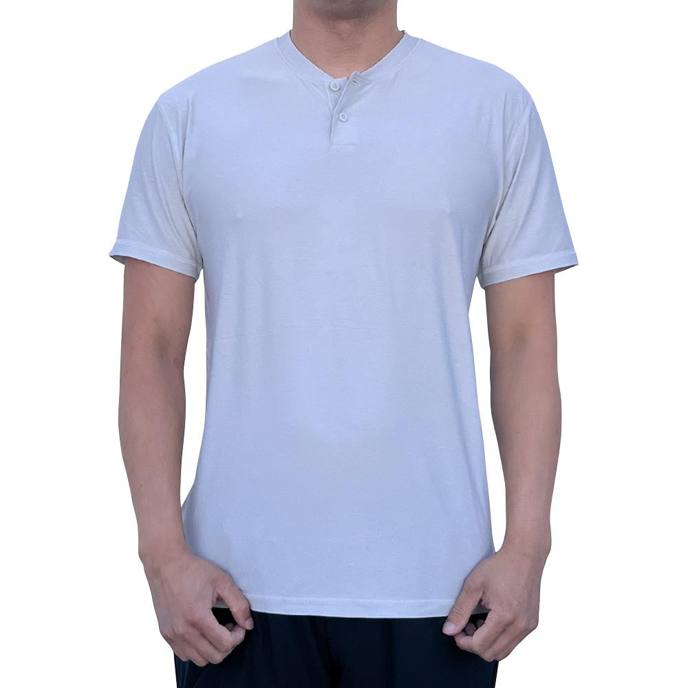 Image of Ultras Flow Henley Shirt - Heather Cool Grey