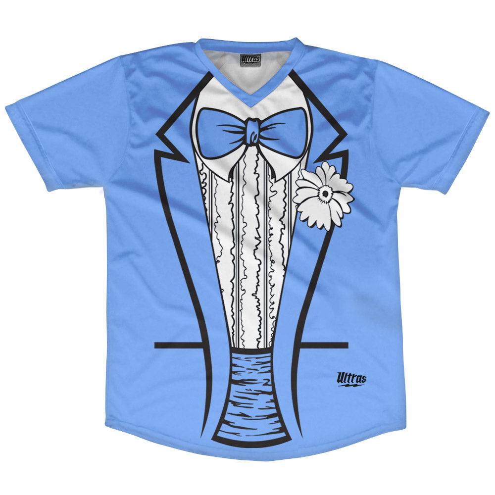 Image of Tuxedo Soccer Jersey Made In USA - Carolina Blue