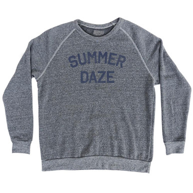 Summer Daze Adult Tri-Blend Sweatshirt - Athletic Grey