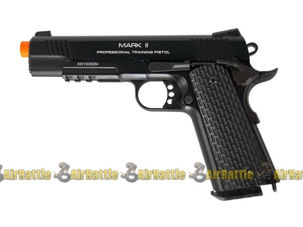 101-00321 KWA 1911 Mark II PTP RIS Airsoft Blowback NS2 Gas Pistol