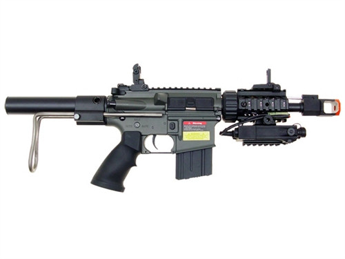 JG M4 CQB Tanker AEG Full Metal Gearbox w/ Rail System Collapsible
