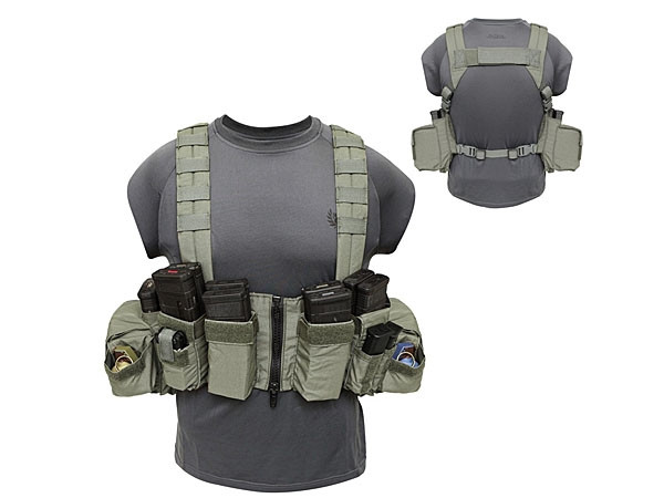 LBX-0062 LBX Tactical Lock & Load Chest Rig Ranger Green Camo
