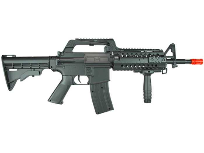 Well MR733 Spring M4 Airsoft Rifle w/ Flashlight & Red-Dot