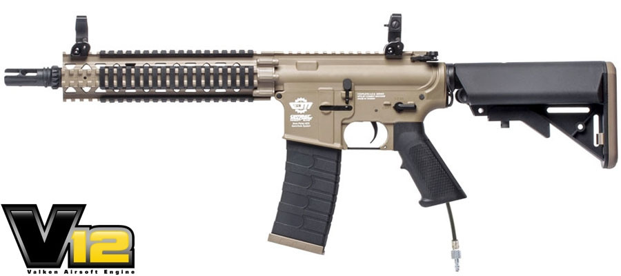 G&G CM18 Mod 1 Airsoft Gun Powered by Valken V12 Engine ( Desert