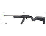 Atlas Custom Works 1022 Gas Blowback Airsoft Sniper Rifle - Black (ACW-1022GBB-B)