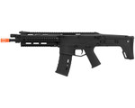 Atlas Custom Works Polymer Masada CQB AEG Airsoft Gun w/ Side-Folding Stock - Black (IU-MASADA-SB-NB)