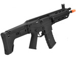Atlas Custom Works Polymer Masada CQB AEG Airsoft Gun w/ Side-Folding Stock - Black (IU-MASADA-SB-NB)
