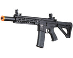 Lancer Tactical Blazer 10" M-LOK Proline Series M4 AEG Airsoft Gun with Delta Stock & Mock Suppressor - Black (LT-38BV10-G2-ME)