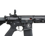 Lancer Tactical Blazer 10" M-LOK Proline Series M4 AEG Airsoft Gun with Delta Stock & Mock Suppressor - Black (LT-38BV10-G2-ME)