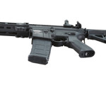 Lancer Tactical Blazer 10" M-LOK Proline Series M4 AEG Airsoft Gun with Delta Stock & Mock Suppressor - Black (LT-38BV10-G2-ME)