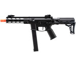 Lancer Tactical Gen 2 Battle X 9mm CQB AEG Airsoft Gun w/ PDW Stock - Black (LT-35B-G2)