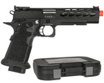 Lancer Tactical Stryk Hi-Capa 5.1 Gas Blowback Airsoft Pistol - Black (LTX-7B)