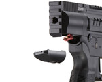 Zion Arms R&D Precision Licensed PW9 Mod 0 AEG Airsoft Pistol Carbine - Black (ZA-PW9-SB)