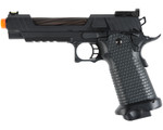 Jag Arms GMX-1 Gas Blow Back Airsoft Pistol - Black w/ Bronze Barrel