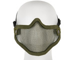 2G Strike Steel Half Airsoft Mask - Olive
