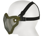 2G Strike Steel Half Airsoft Mask - Olive