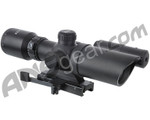 Aim Sports 1.5-5X32mm Dual-Illuminated Green Laser Rifle Scope w/ Duplex Reticle (JSDG15532G)