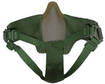 Bravo Airsoft Tactical V3 Strike Metal Mesh Face Mask - Olive Drab Bravo Airsoft Tactical V3 Strike Metal Mesh Face Mask - Olive Drab