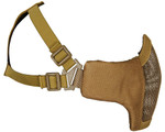 Bravo Airsoft Tactical V3 Strike Metal Mesh Face Mask - Tan Bravo Airsoft Tactical V3 Strike Metal Mesh Face Mask - Tan
