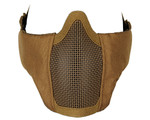 Bravo Airsoft Tactical V3 Strike Metal Mesh Face Mask - Tan Bravo Airsoft Tactical V3 Strike Metal Mesh Face Mask - Tan