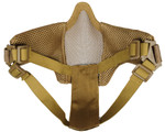 Bravo Airsoft Tactical V3 Strike Metal Mesh Face Mask - Tan Bravo Airsoft Tactical V3 Strike Metal Mesh Face Mask - Tan