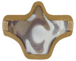Bravo TacGear V1 Strike Steel Half Face Airsoft Mask - Desert Bravo TacGear V1 Strike Steel Half Face Airsoft Mask - Desert