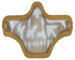 Bravo TacGear V1 Strike Steel Half Face Airsoft Mask - Skull Tan Bravo TacGear V1 Strike Steel Half Face Airsoft Mask - Skull Tan