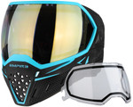 Empire EVS Full Face Mask w/ 2 Lenses - SE Black/Aqua