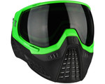 HK Army KLR Full Face Mask - Blackout Neon Green
