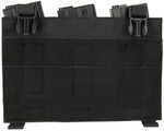 Lancer Tactical Adaptive Hook & Loop AR Triple Magazine Pouch - Black (CA-1741BN)