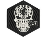Push Rubberized Velcro Patch - Crystal White Push Rubberized Velcro Patch - Crystal White