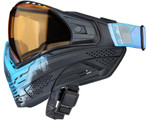 Push Unite Paintball Mask - Infamous Blue Fade Skull