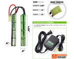 HK Army Hostile Energy 9.6V 1600mAh NiMH Airsoft Battery