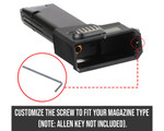 Lancer Tactical HPA Adapter For TM MWS M4 GBB Rifle - Red (LTX-M4-HPAM-R)