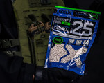 BSX Tactical Bio Airsoft BB's - .25g - 4,000 Count - White