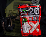 BSX Tactical Bio Airsoft BB's - .20g - 5,000 Count - White