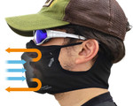 Laylax Battle Style Aeroflex Face Guard - Skull - Small/ Medium