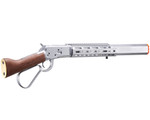 Atlas Custom Works M1873 "Mares Leg" Lever Action Green Gas Airsoft Gun - Silver - (IU-1873RS-SV)